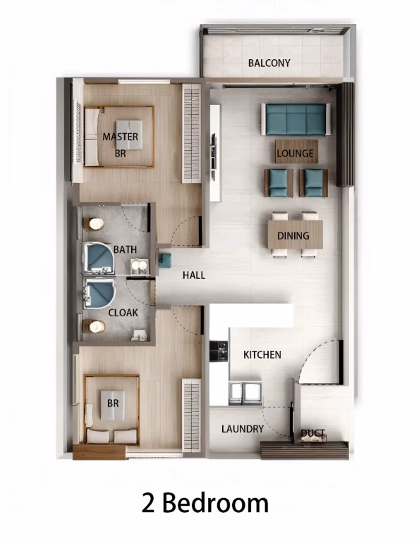 3-bedroom at Express View Residency, Kilimani