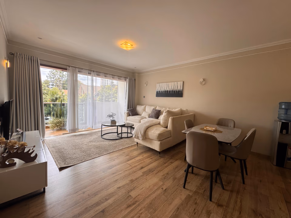Furnished two-bedroom apartment in Kileleshwa