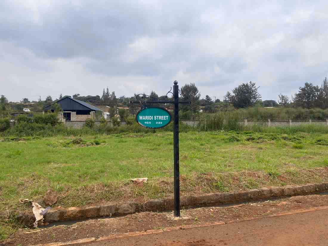 ¼ acre plot for sale in Ruiru